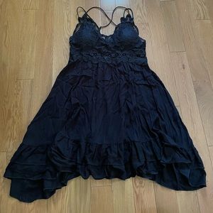 NWT Rue21 Black Lace Flowy Dress size XL